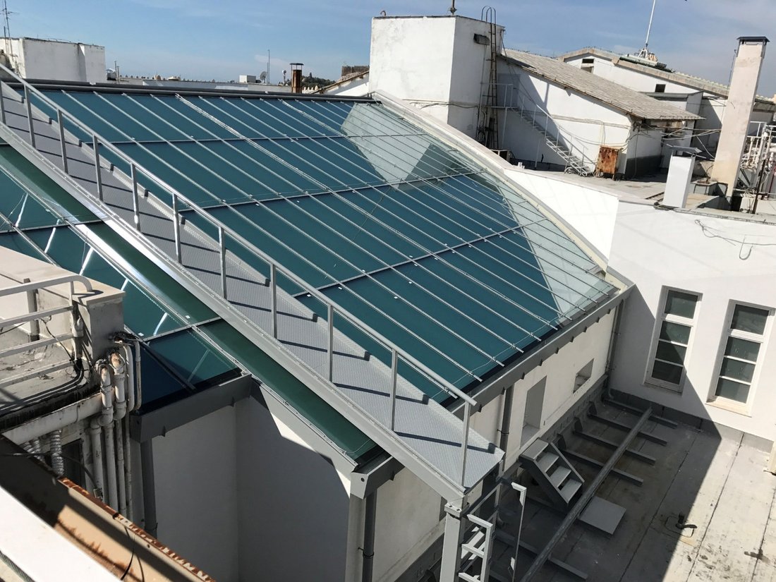 Reinforcment of the Steel Roof of the Hellenic Parlaiment