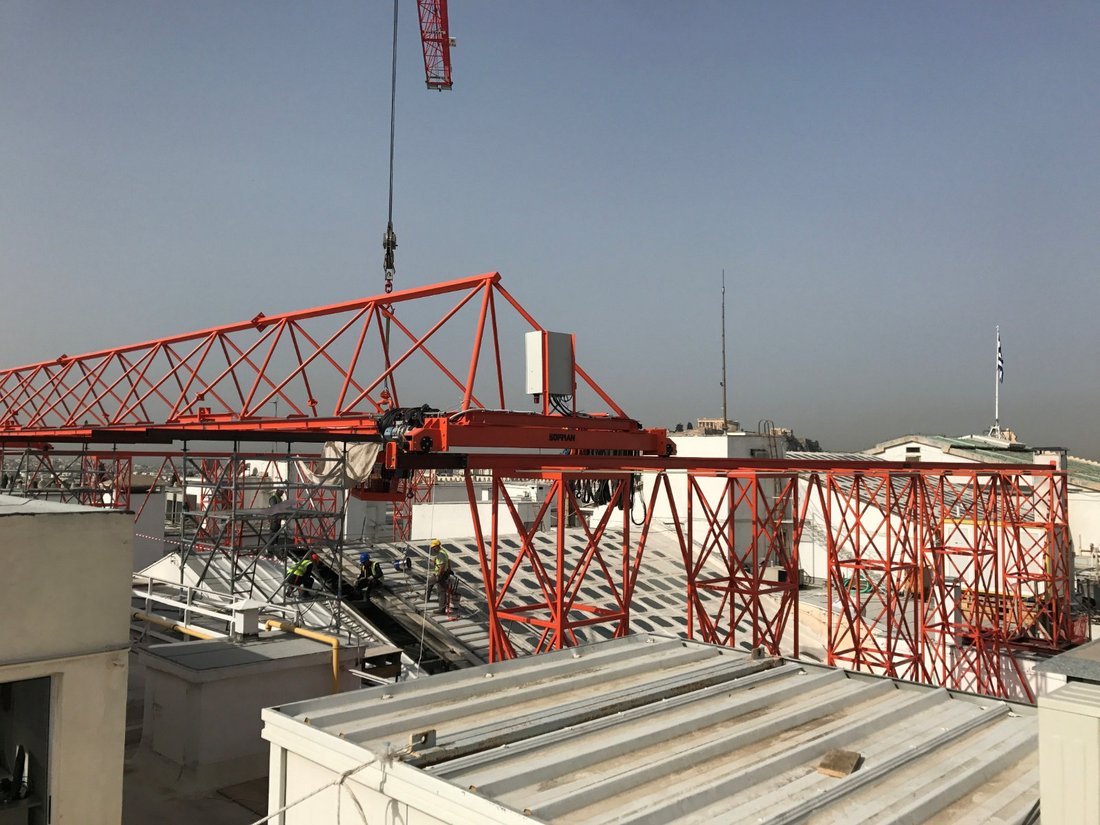 Reinforcment of the Steel Roof of the Hellenic Parlaiment