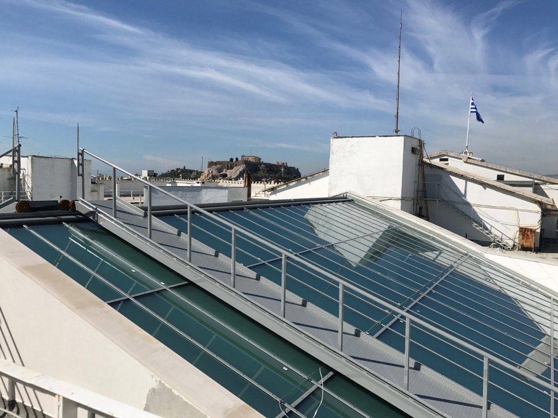 Reinforcment of the Steel Roof of the Hellenic Parlaiment